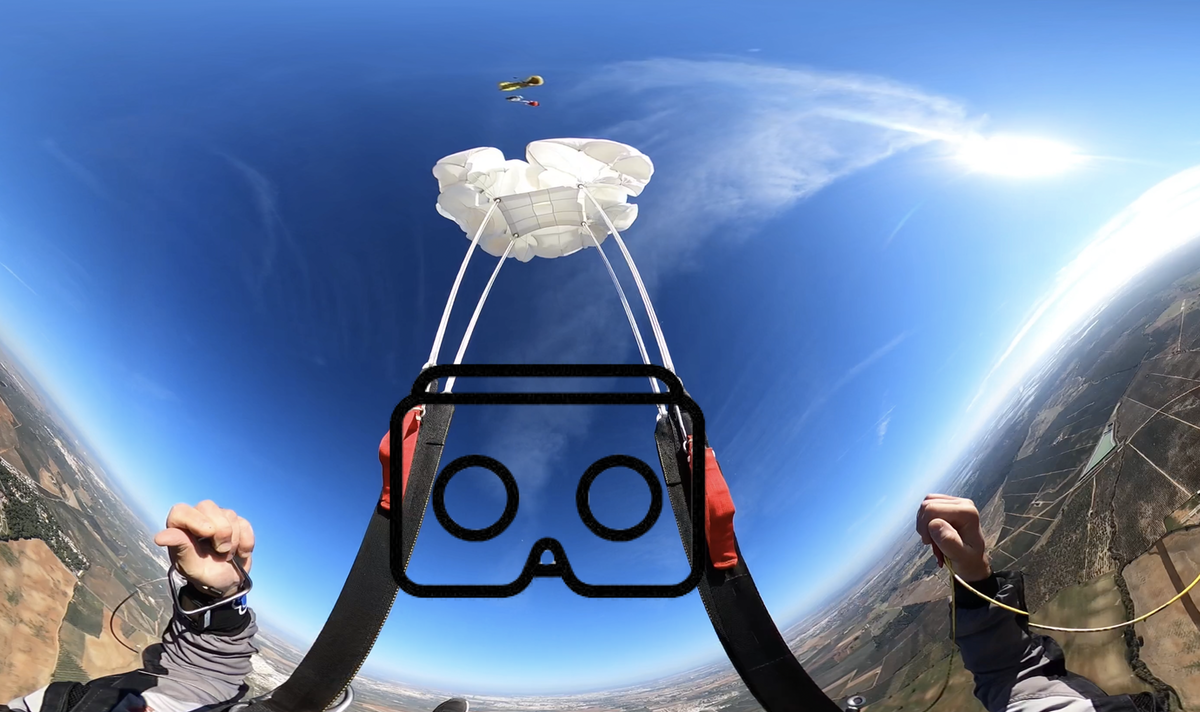 New on our YouTube: 360º VR Skydiving malfunction